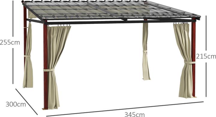 Produktbild Outsunny Pergola (345 cm, 300 cm)