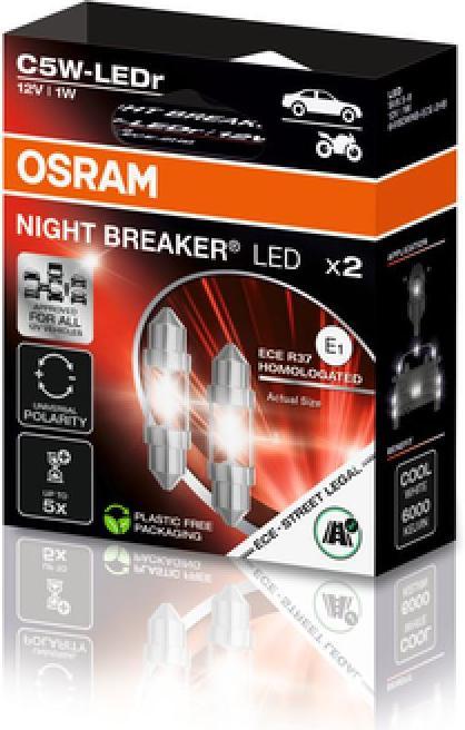Produktbild Osram Night Breaker LED C5w Ece (C5W)