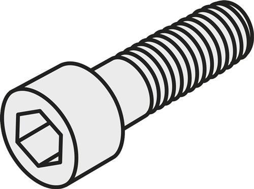 Actual product image Pramet Innensechskantschraube ISO HS 1280 Bruttogewicht 79g