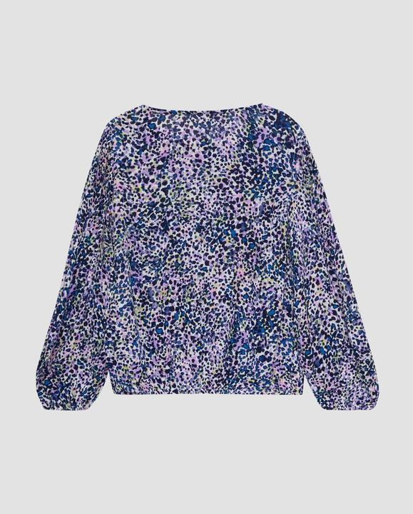 Produktbild S.Oliver Bluse Bluse mit All-over-Print und Crinkle-Struktur (98)