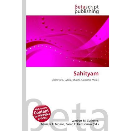 Sahityam, Fachbücher von Lambert M. Surhone, Miriam T. Timpledon, Susan F. Marseken