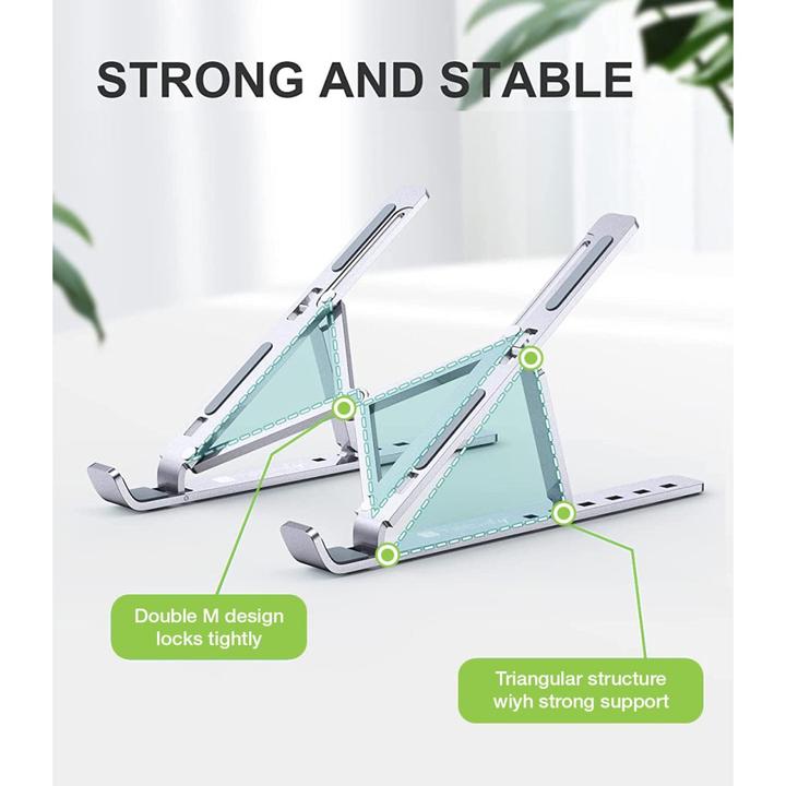 Produktbild Techly ICA-TBL 134TY notebook stand Silver (16")