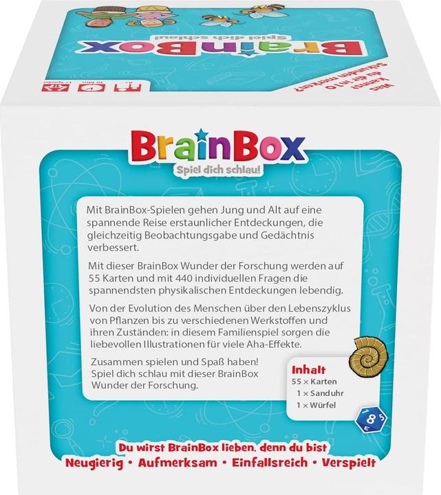 Actual product image Brainbox BB - Wonders of research (German, 1 - 2 Players)
