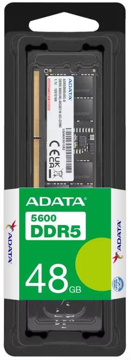 Actual product image Adata SO-DDR5 48GB 5600-46 Premier Single Tray (1 x 48GB, 5600 MHz, DDR5 RAM, SO-DIMM)