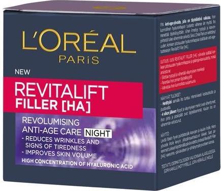 Produktbild L'Oréal Paris L'Oréal - Revitalift Filler (HA) Night Cream 50 ml (50 ml, Nachtcreme)