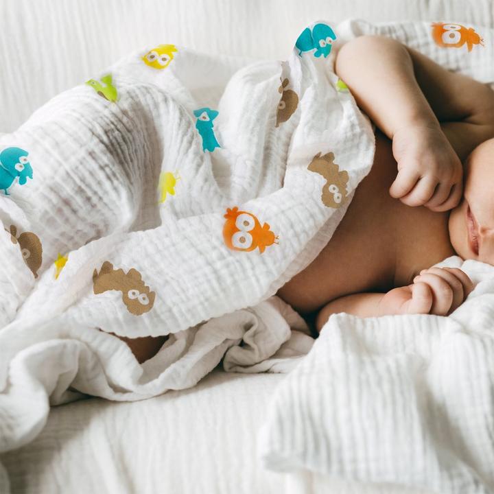 Produktbild Makian Mullwindeln & Mulltücher Mullwindel / Mulltuch 3er Pack 80 x 80 cm - Türkis (80 cm, 80 cm)