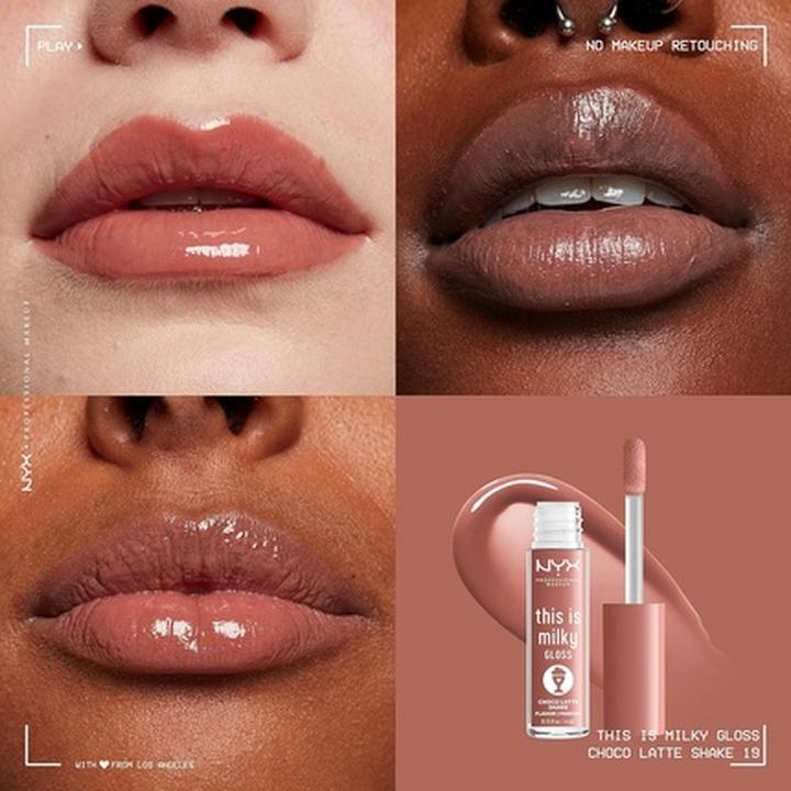Produktbild NYX Professional Make-Up This Is Milky Gloss (19 Choco Latte Shake)