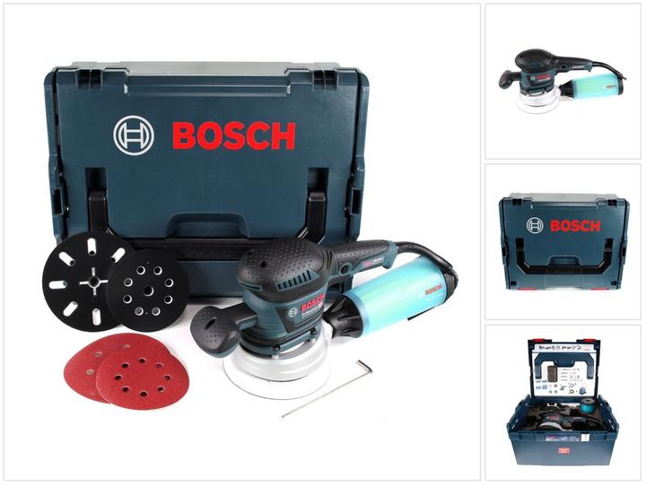 Immagine prodotto Bosch Professional GEX 125-150 AVE Set AVE incl. L-BOXX (Levigatrici rotorbitali, 400 W)