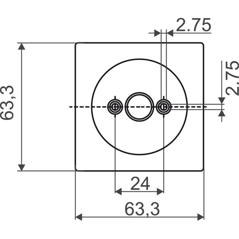Thumbnail - Busch-Jaeger, Zubehör Schalterprogramm, future linear Abdeckung 2542DR/02-84 für 3-Stufenschalter davos/ studiowei