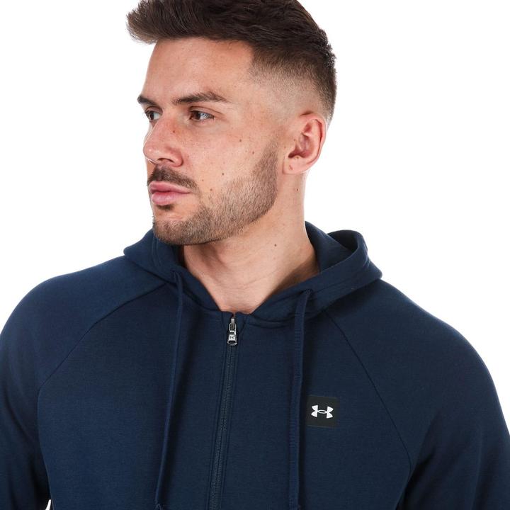 Actual product image Under Armour Mens Rival Fleece Full Zip Hoodie (L)