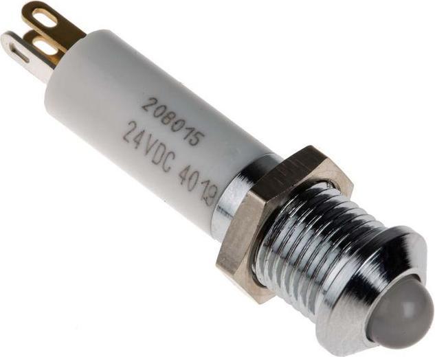 Produktbild RS PRO LED vorst 8mm chrom 24VDC rot/gelb/grün