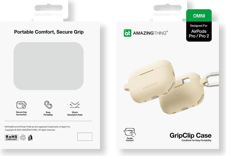 Produktbild Amazingthing Omni Case für AirPods Pro 2 – Wüste (Kopfhörer Hülle)