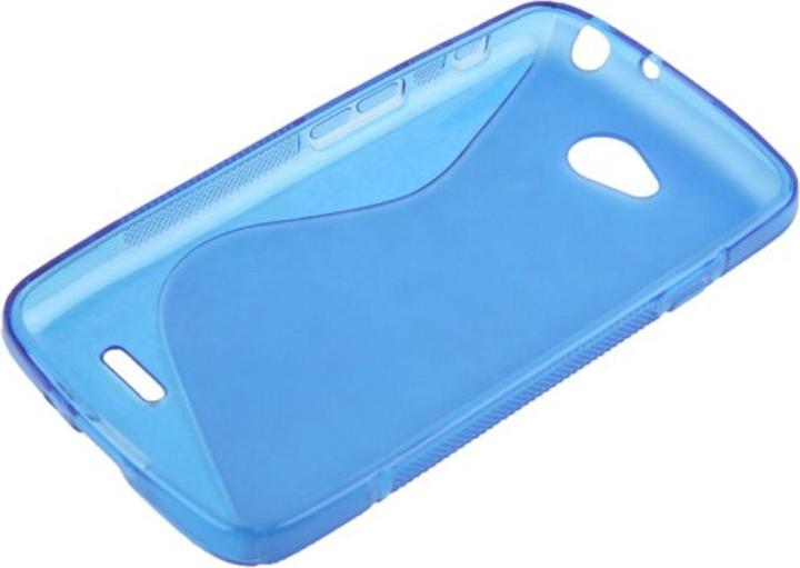Actual product image König Design Mobile Phone Cover S Line TPU Case for LG L70 / Dual D325 Blue (LG L70)