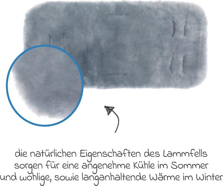 Actual product image Fillikid Lambskin liner (73 cm)