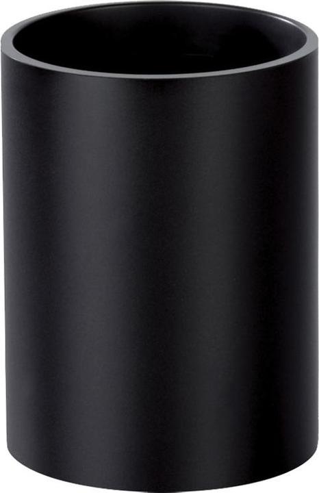 Forpus Pencil case, round, black, empty 1005-020