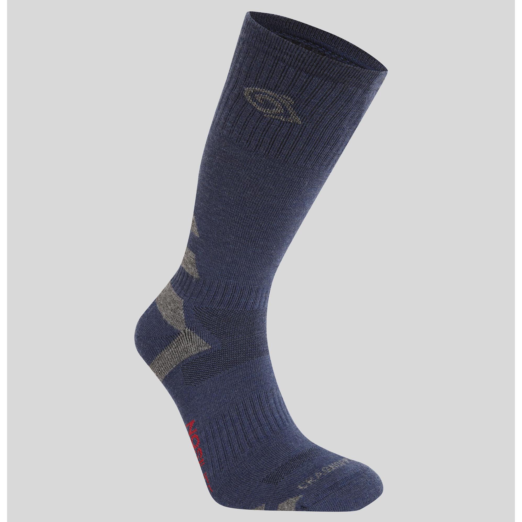 Craghoppers, Herren, Sportsocken, Nosilife Adventure Woll Socken (39 - 42), Blau