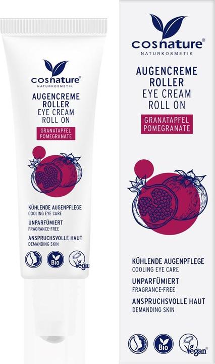 Produktbild Cosnature Augencremekühlrolle - Ein Öko -Granatapfel 15 ml - (15 ml)