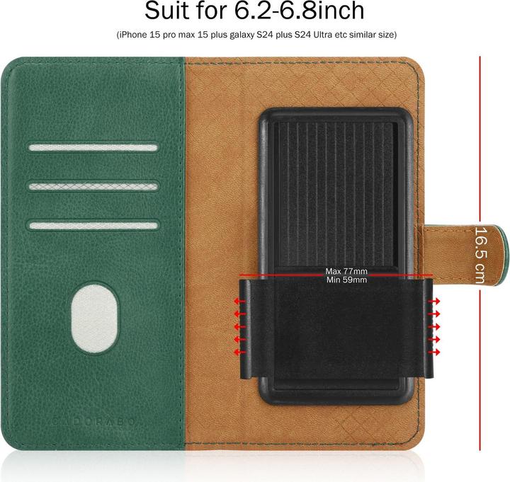 Actual product image Cadorabo Hülle für Motorola MOTO G7 POWER Book Case Style (Motorola Moto G7 Power)