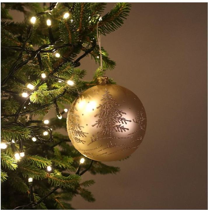 Produktbild Fs-Star Weihnachtskugel gold 10cm 6er Set (6x)