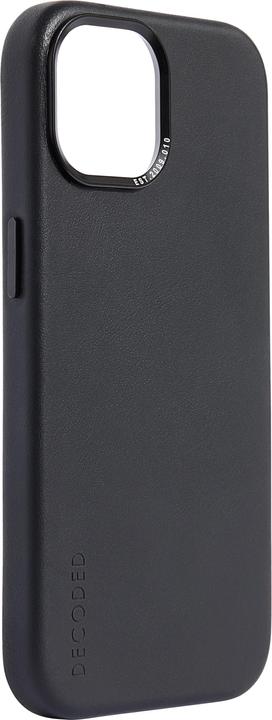 Productafbeelding Decoded Leren beschermhoes voor iPhone 15 Plus Zwart (Apple iPhone 15 Plus)