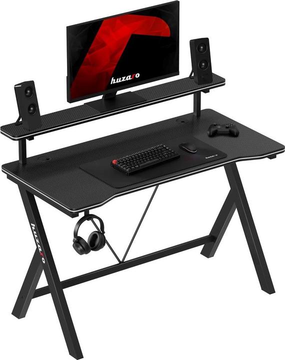 Produktbild Hero Biurko gamingowe Huzaro 1.9 Black