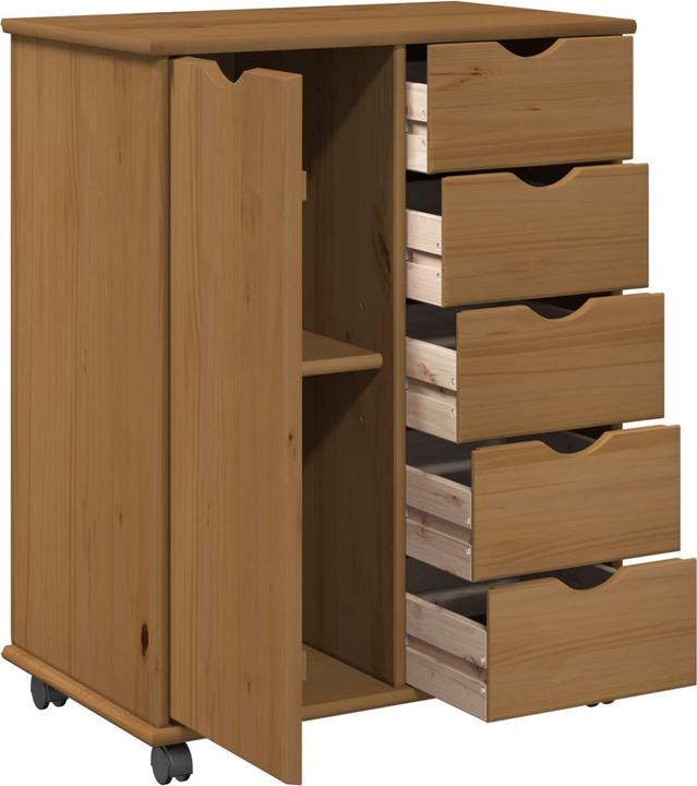 Produktbild vidaXL Rollschrank (63.50 x 39 x 79 cm)