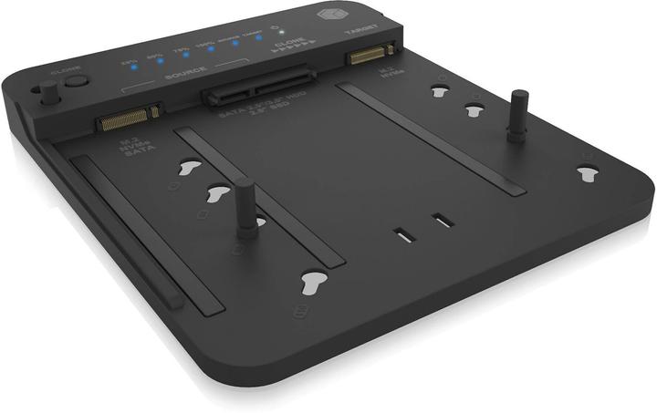 Produktbild Icy Box Klon- und DockingStation für für 2 M.2 NVMe SSDs und HDDs, IB-2913MCL-C31