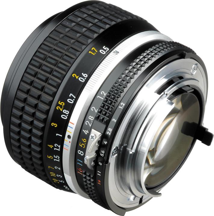 Image du produit Nikon Objectif à mise au point manuelle MF 50mm f/1.2 AIS (Nikon F, Plein format)