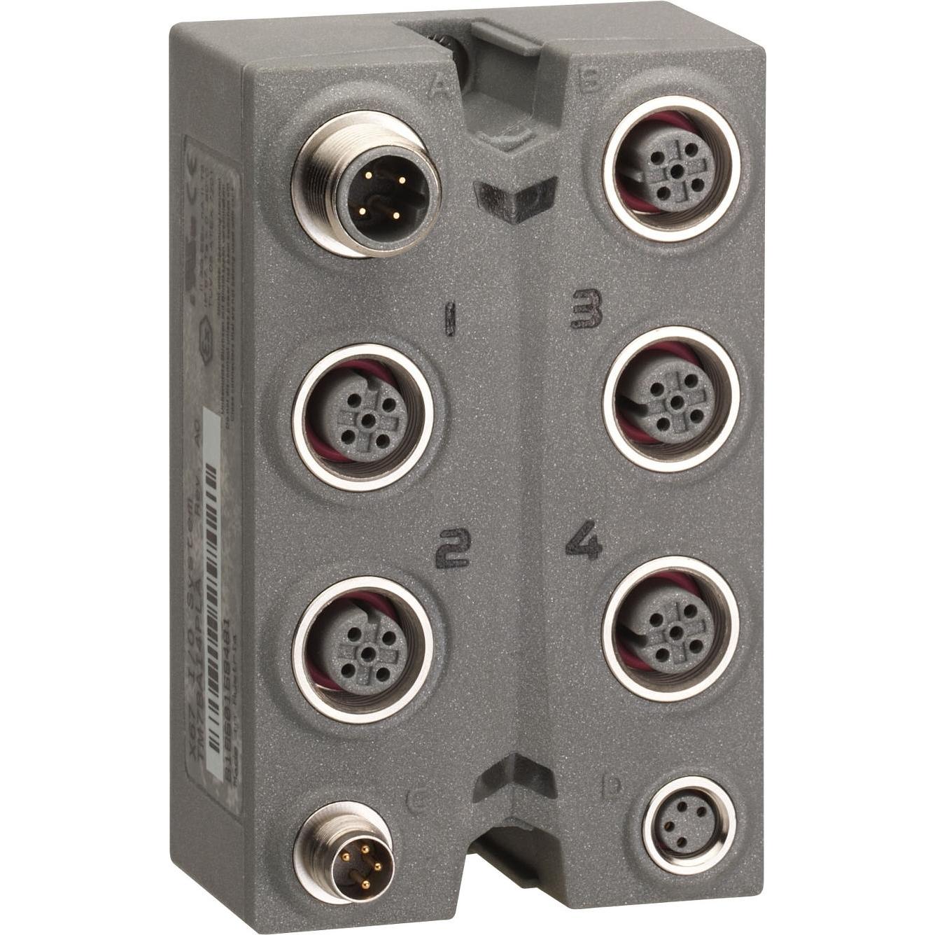Schneider Electric Erweiterungsblock, TM7, IP67, 2AI/2AO, 0-20mA, M12-Steckverbinder TM7BAM4CLA, Automatisierung