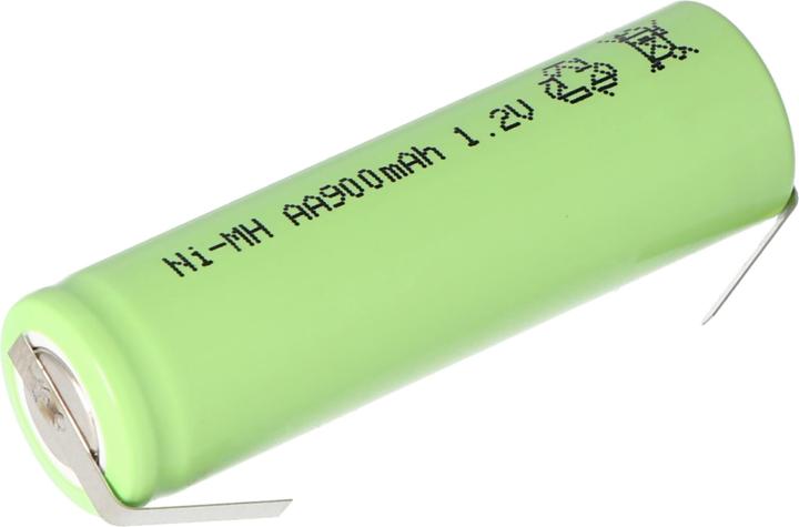 Actual product image AccuCell Akku Flat Top Mignon AA mit Lötfahne in U-Form (Device specific)