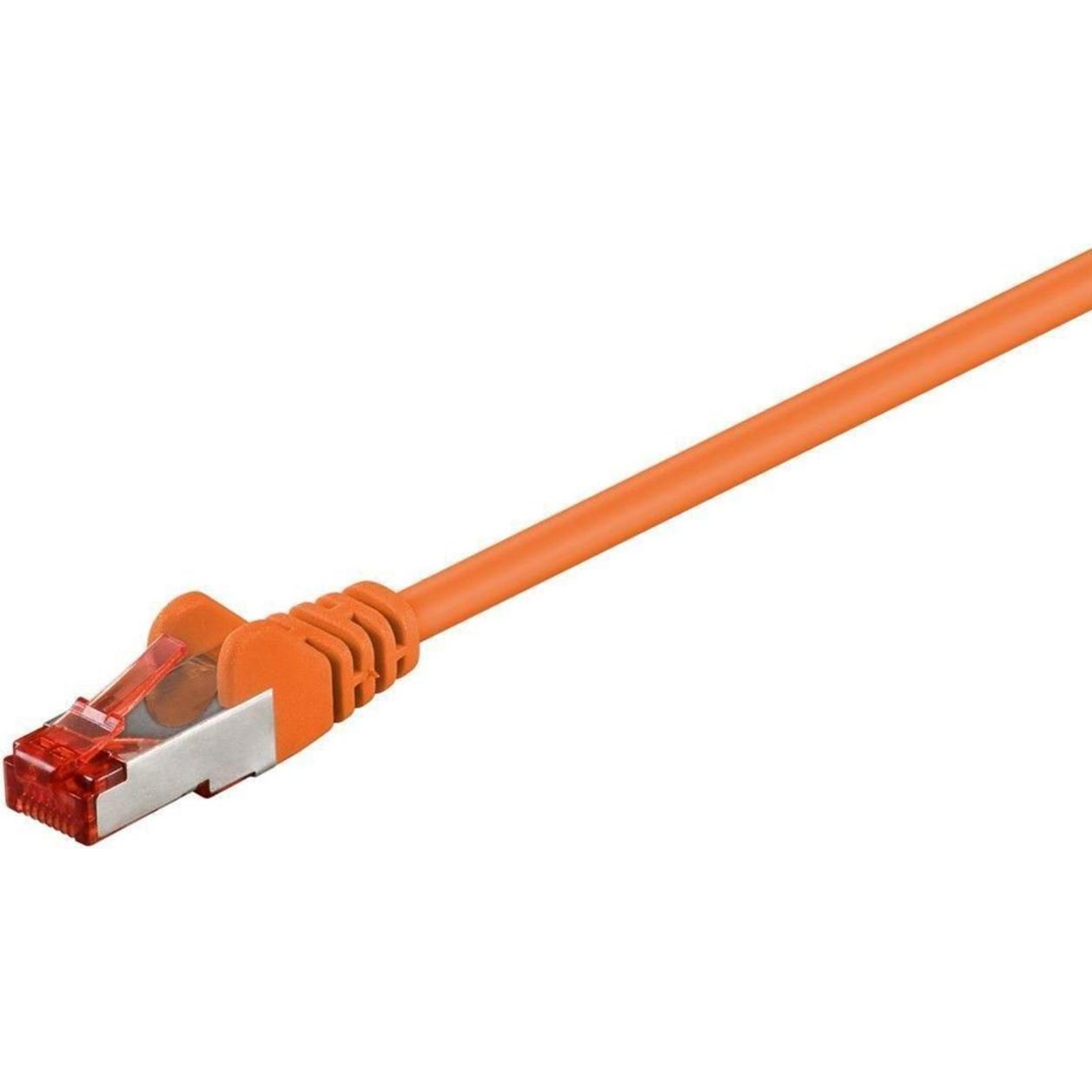 MicroConnect S/FTP CAT6 25m Orange LSZH (S/FTP, CAT6, 25 m), Netzwerkkabel