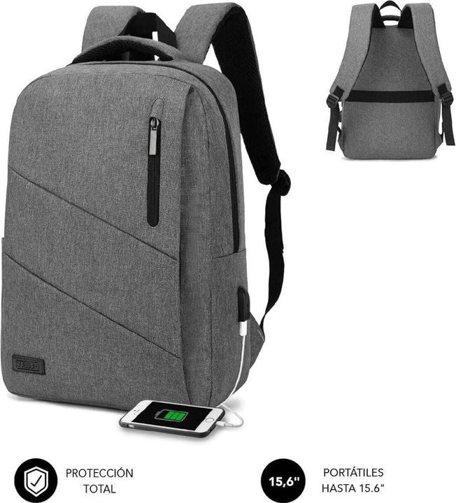 Produktbild Subblim MOCHILA CITY BACKPACK 15,6" GREY