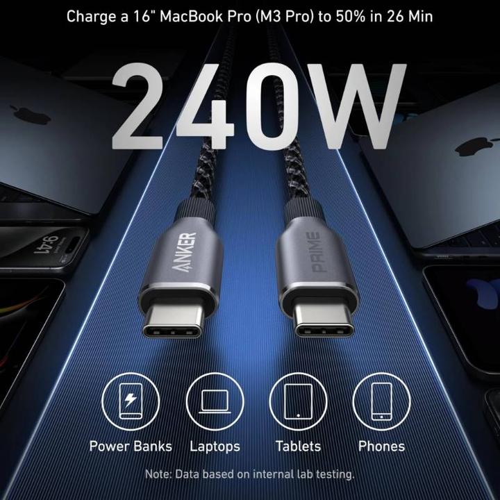 Immagine prodotto Anker USB C – USB C (1.80 m, USB 2.0, 240 W)