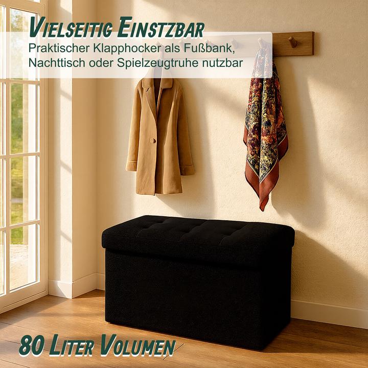 Actual product image Relaxdays Sitzbank aus Stoff (76 cm)