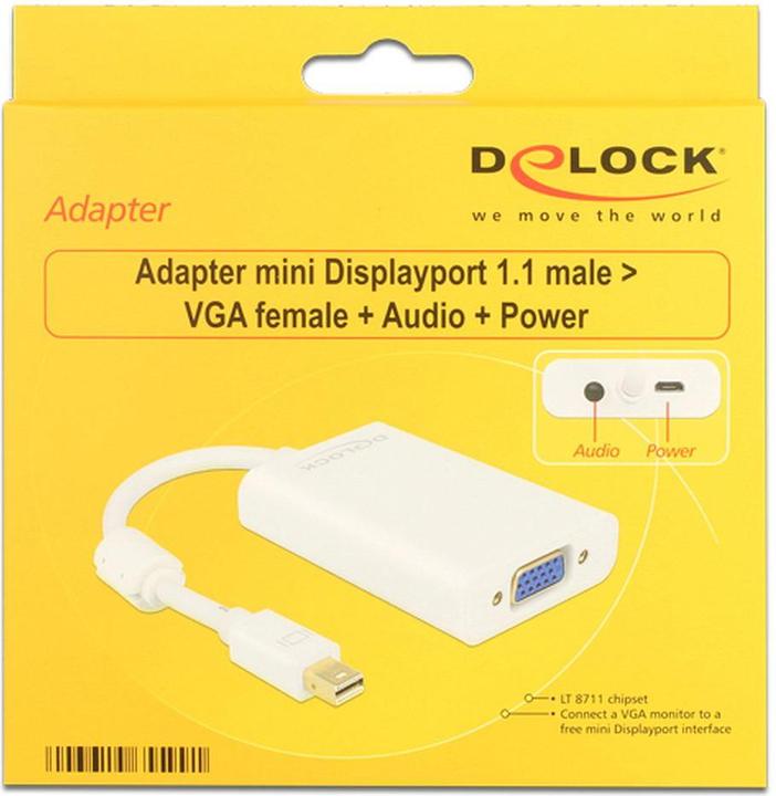 Produktbild Delock Mini DP zu (VGA, Audio, Micro USB, 15 cm)