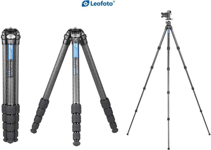Actual product image Leofoto LS-255C Set (Carbon, Metal)