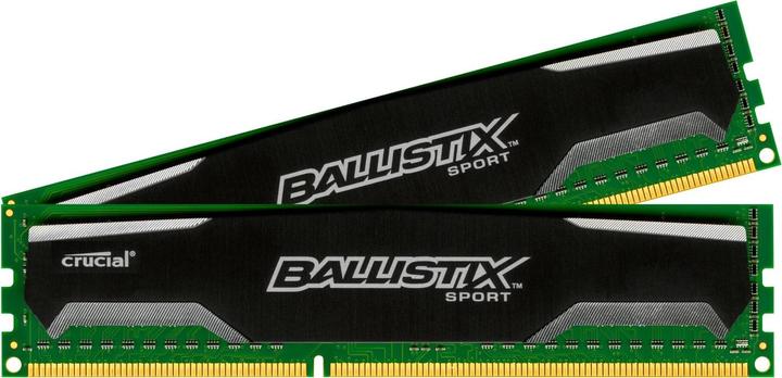 Produktbild Crucial Ballistix Sport (2 x 4GB, 1600 MHz, DDR3-RAM, DIMM)