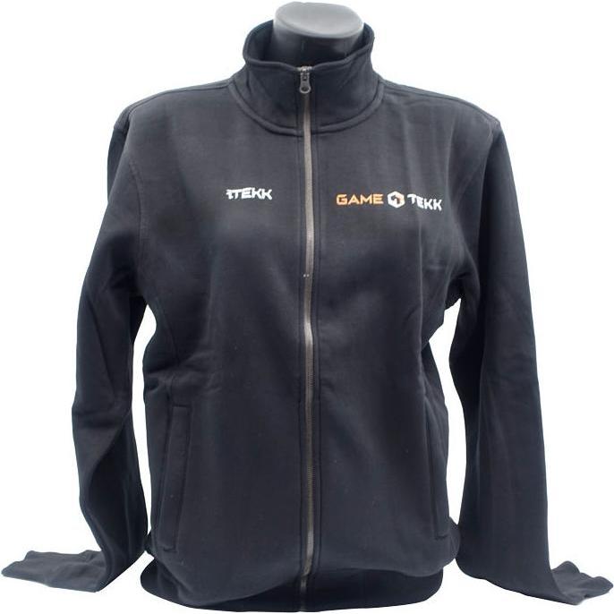 Altri, Uomini, Gilet, newwave Clique Cardigan Felpa con cuciture a zip divise e collo a nastro Flatlock. 2 zip esterne, Nero, (M)