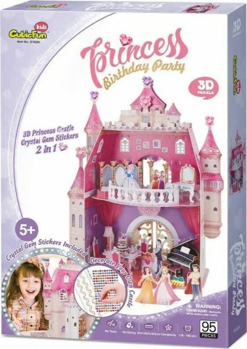 Productafbeelding Cubicfun CUBIC FUN Printsessi sünnipäeva maja (95 onderdelen)