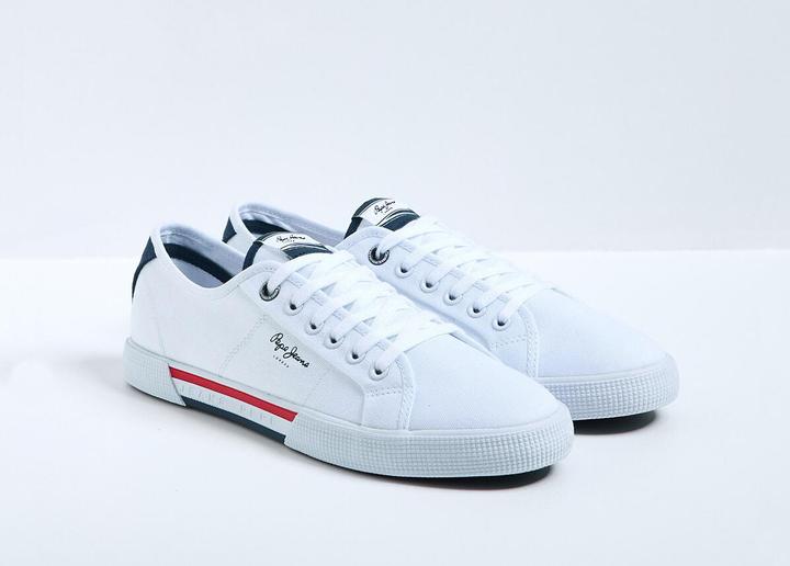 Produktbild Pepe Jeans Herren Sneaker Brady Men Basic Weiss (42)