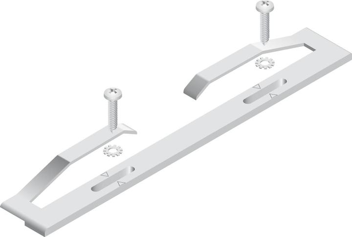 Cinetto PS06 Mittelanschlag Möbelbeschlag inkl. Schrauben Kunststoff schwarz (1 Stk.)