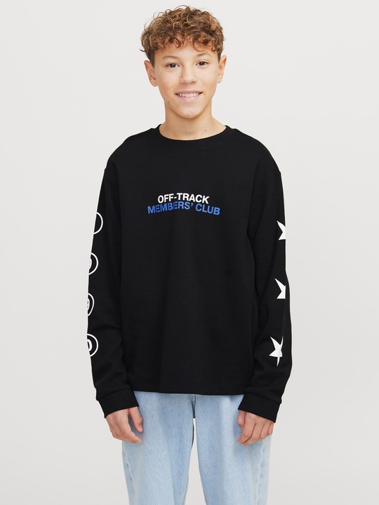 Produktbild Jack & Jones Jcoreflex Tee Ls Crew Neck Styd Aw Jnr (140)