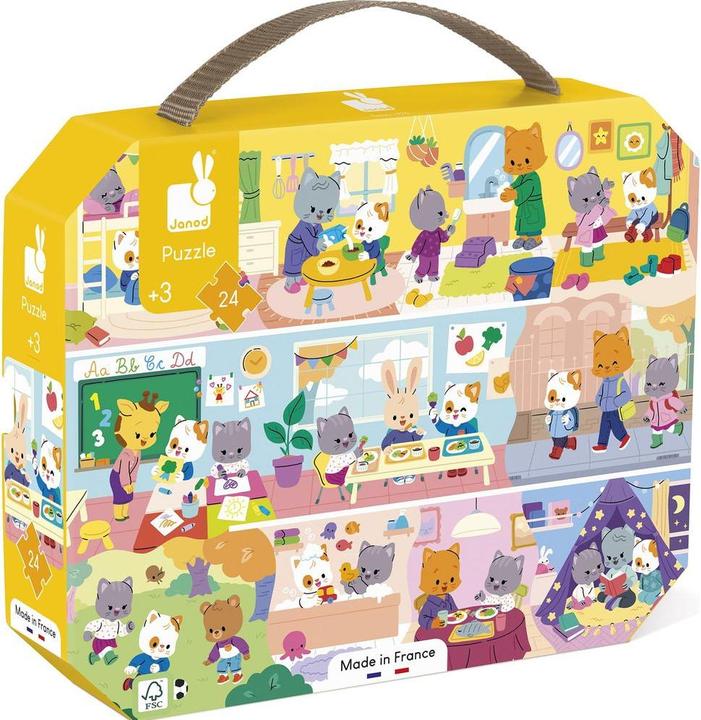 Janod Puzzle Tägliche Routinen (24 pieces)