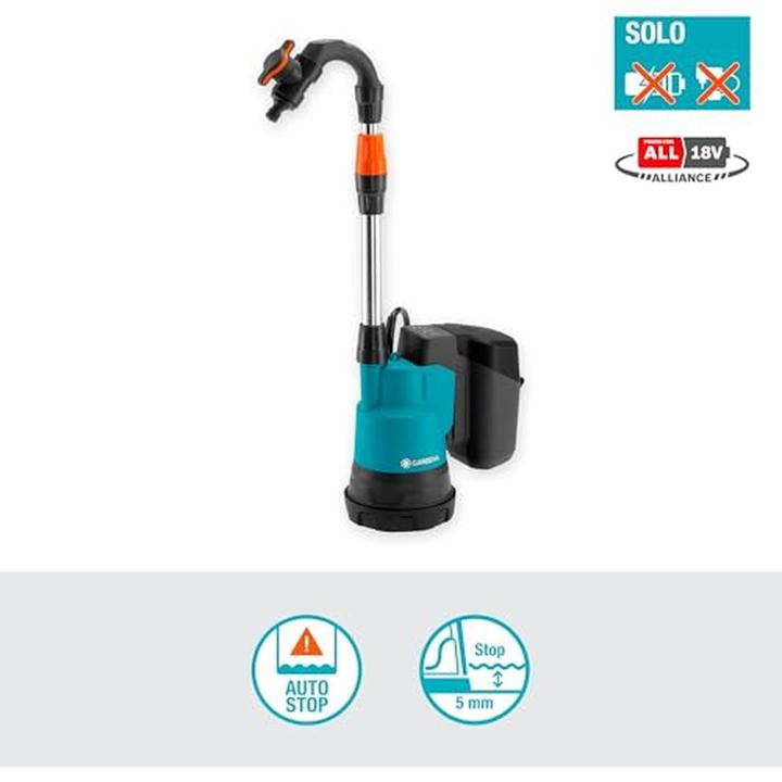 Image du produit Gardena Pompe à pluie à batterie (Pompe à baril de pluie)