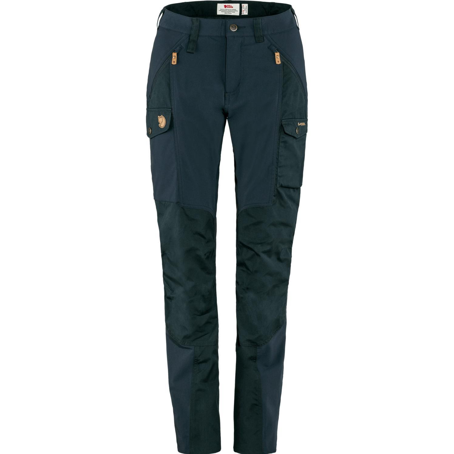 Fjällräven, Damen, Outdoorhose, Nikka Curved Trousers W (44), Blau, 44