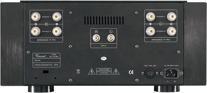 Actual product image Vincent Sp-331 Mk (Power amplifier)