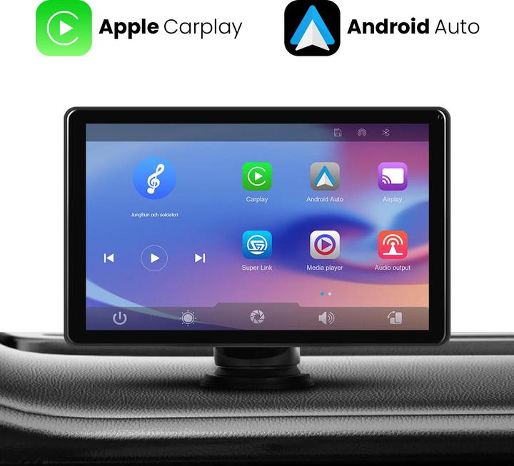Avizar 8" CarPlay IPS Touchscreen mit GPS (Auto Android, Apple Carplay)