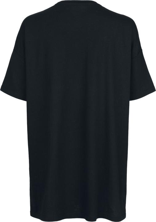 Produktbild Black Premium Oversized T-Shirt with Mesh & Skullprint (M)
