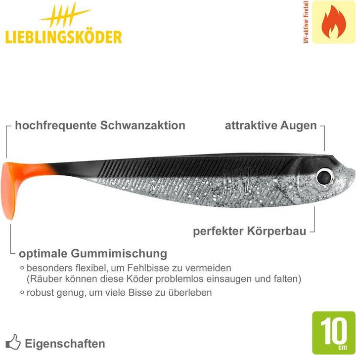 Produktbild Lieblingsköder Black Shadow (10 cm)