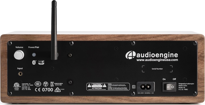 Actual product image Audioengine B2 Premium Bluetooth Speaker (Electrical connection)